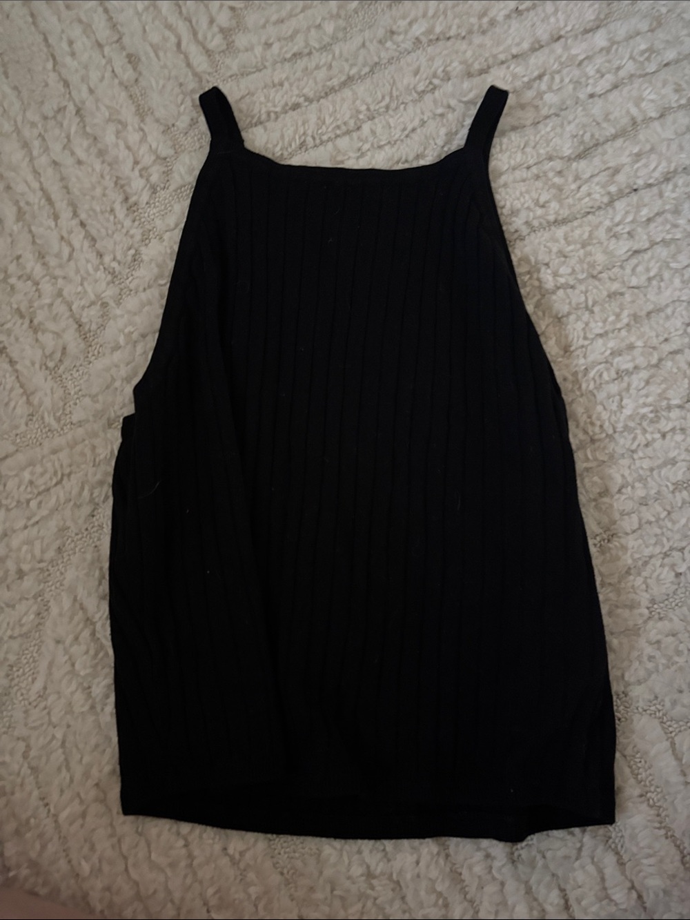 H&M Black Ribbed Tank Top
